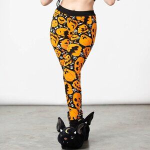 Killstar Carver Cuffed Leggings